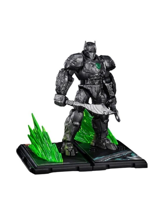 BLOKEES Transformers Classic Class Optimus Primal Robot Action Figure | STEM Construction Building Kit for Kids & Adults | Collectible Model Toy with Glowing Chest & Eyes | Posable Beast Wars Transformer Gift - Image 1